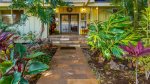 lush tropical entryway to greet you